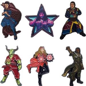 Marvel Doctor Strange Multiverse of Madness Enamel Pins Gift NWT Marvel Universe